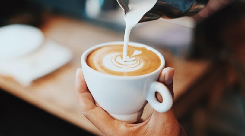 A picture of someone pouring a cup of coffee from William Smith’s family’s business Royal Cup Coffee.