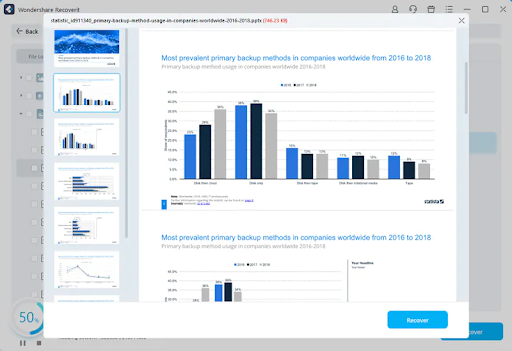 preview recovered files with wondershare recoverit